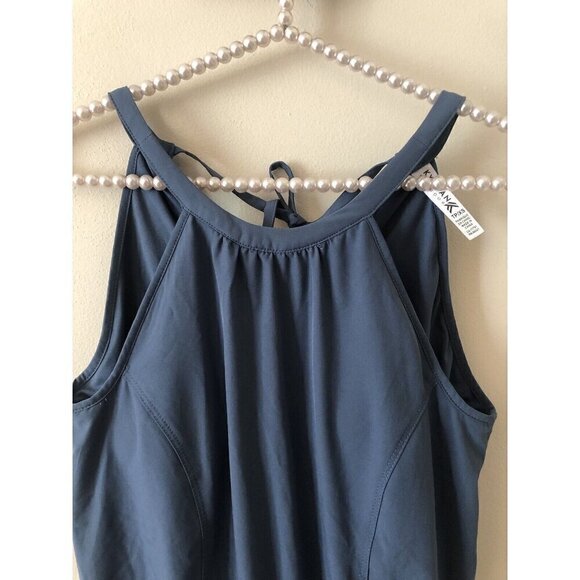 Kyodan Outdoor Womens Size XS Blue Sleeveless Dress Elastic Waist Pockets - Picture 2 of 5